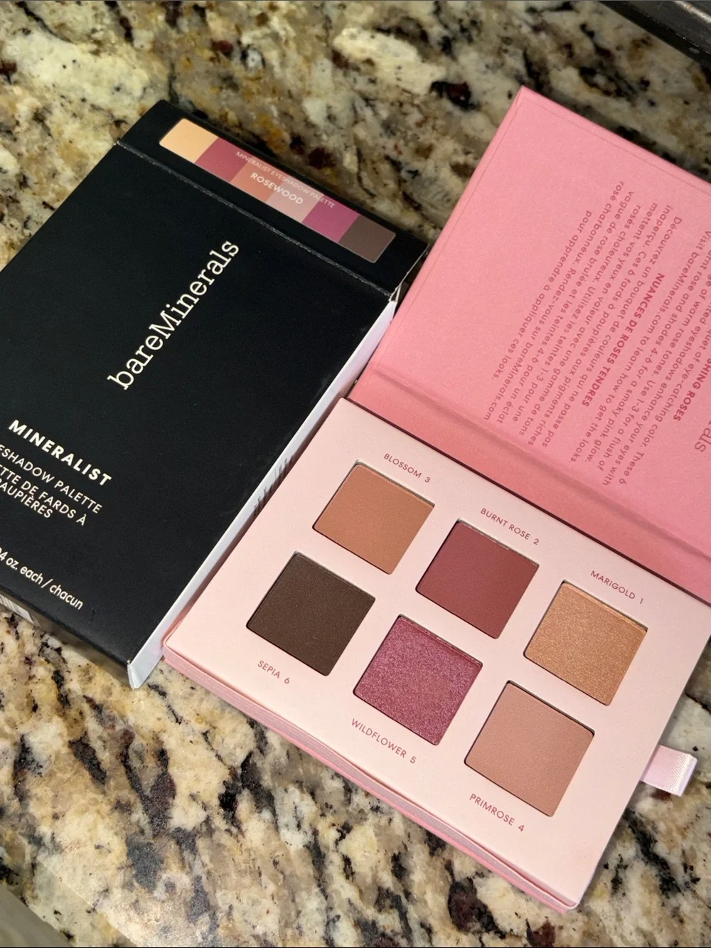 💋🖤Bareminerals Rosewood Mineralist Eyeshadow Palette
